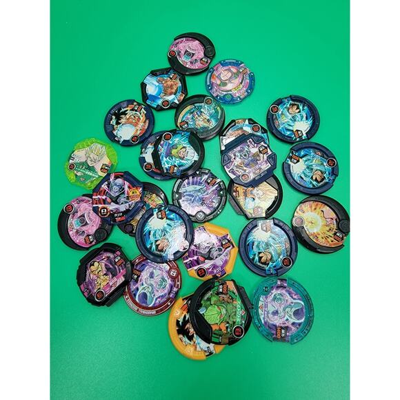 Dragon Ball Goods Discross Super Saiyan Son Goku Bardock Gotenks Set Lot of 25 - Picture 1 of 8